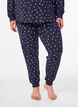 Bedruckte Pyjamahose, Blau, Model image number 2