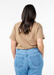 T-Shirt mit dekorativen Details, Beige, Model image number 2
