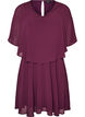 Kurzes Chiffon-Partykleid mit Lagen-Effekt, Rot, Packshot image number 0