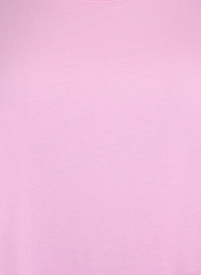T-Shirt aus Baumwollmischung mit kurzen &Auml;rmeln, Pink, Packshot image number 2