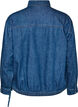 Bluse aus Denim mit Balloon-Fit, Blau, Packshot image number 1