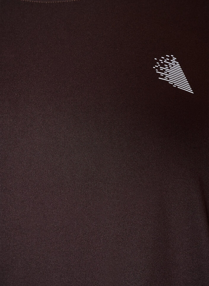 Trainingsshirt mit 3/4-&Auml;rmeln, Brown, Packshot image number 2