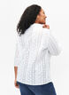 Baumwollshirt mit Lochmuster, Bright White, Model image number 1