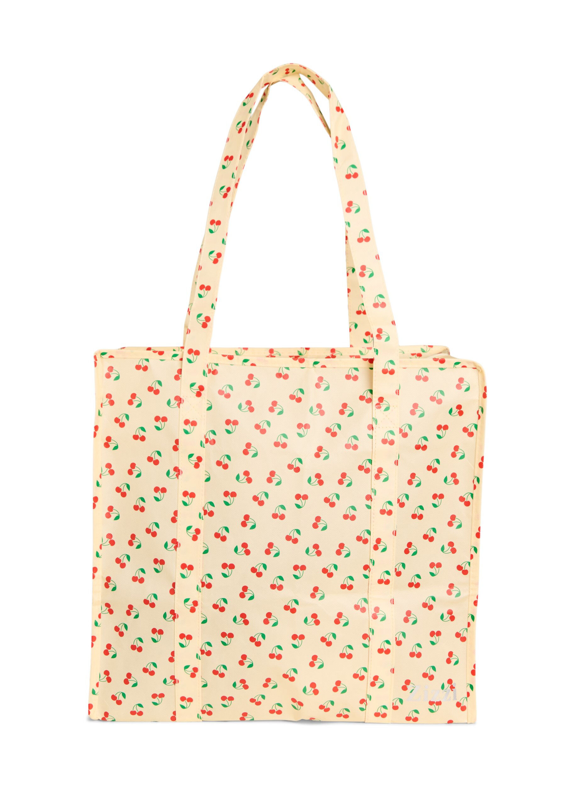 Zizzi Einkaufstasche mit Rei&szlig;verschluss, Gelb, Packshot image number 1