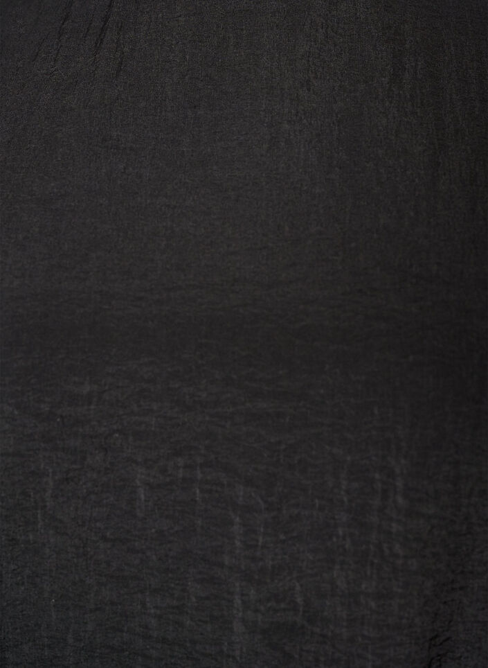 Kn&ouml;chellanges Kleid mit Fl&uuml;gel&auml;rmeln und Bindeg&uuml;rtel, Schwarz, Packshot image number 2