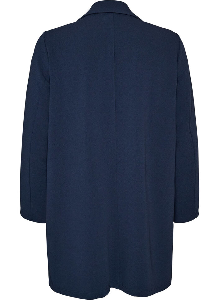 Lange Blazer mit Taschen, Blau, Packshot image number 1