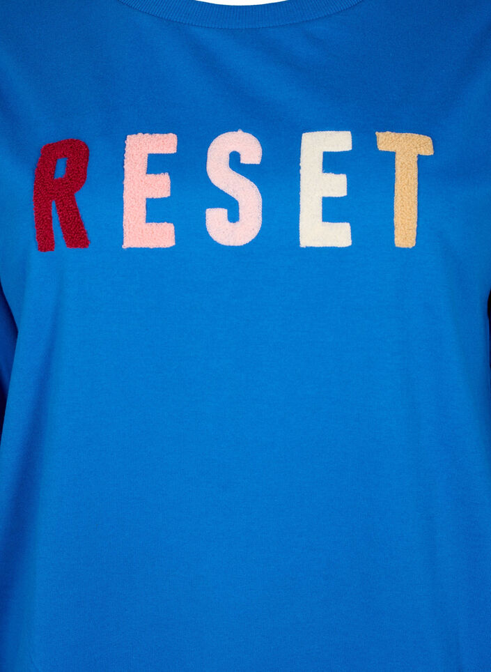 Sweatshirt mit Text, Victoria b. W. Reset, Packshot image number 2