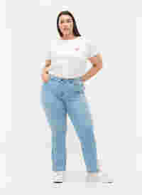 Ellen Bootcut-Jeans mit hoher Taille, Ex Lgt Blue, Model