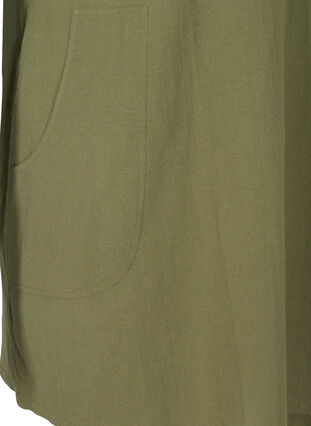 Kurzarm Tunika aus Baumwolle, Ivy Green, Packshot image number 3