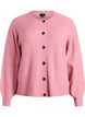 Rippenstrick Strickjacke mit Kn&ouml;pfen, Rot, Packshot image number 0