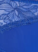 Mikrofaser-Unterhose mit floraler Spitze, Blau, Packshot image number 2