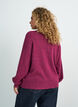 Strickjacke aus weichem Strick mit goldfarbenen Kn&ouml;pfen, Rot, Model image number 2