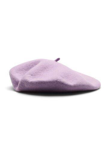 Barett aus Wolle, Violet Tulip, Packshot image number 0