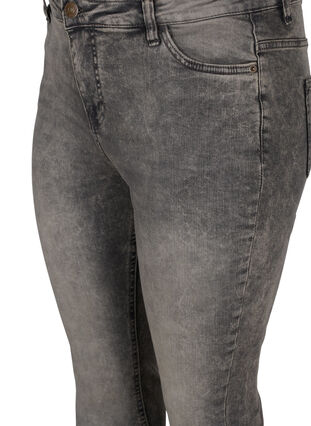 Super Slim Amy Jeans mit hoher Taille, Grey Denim, Packshot image number 2