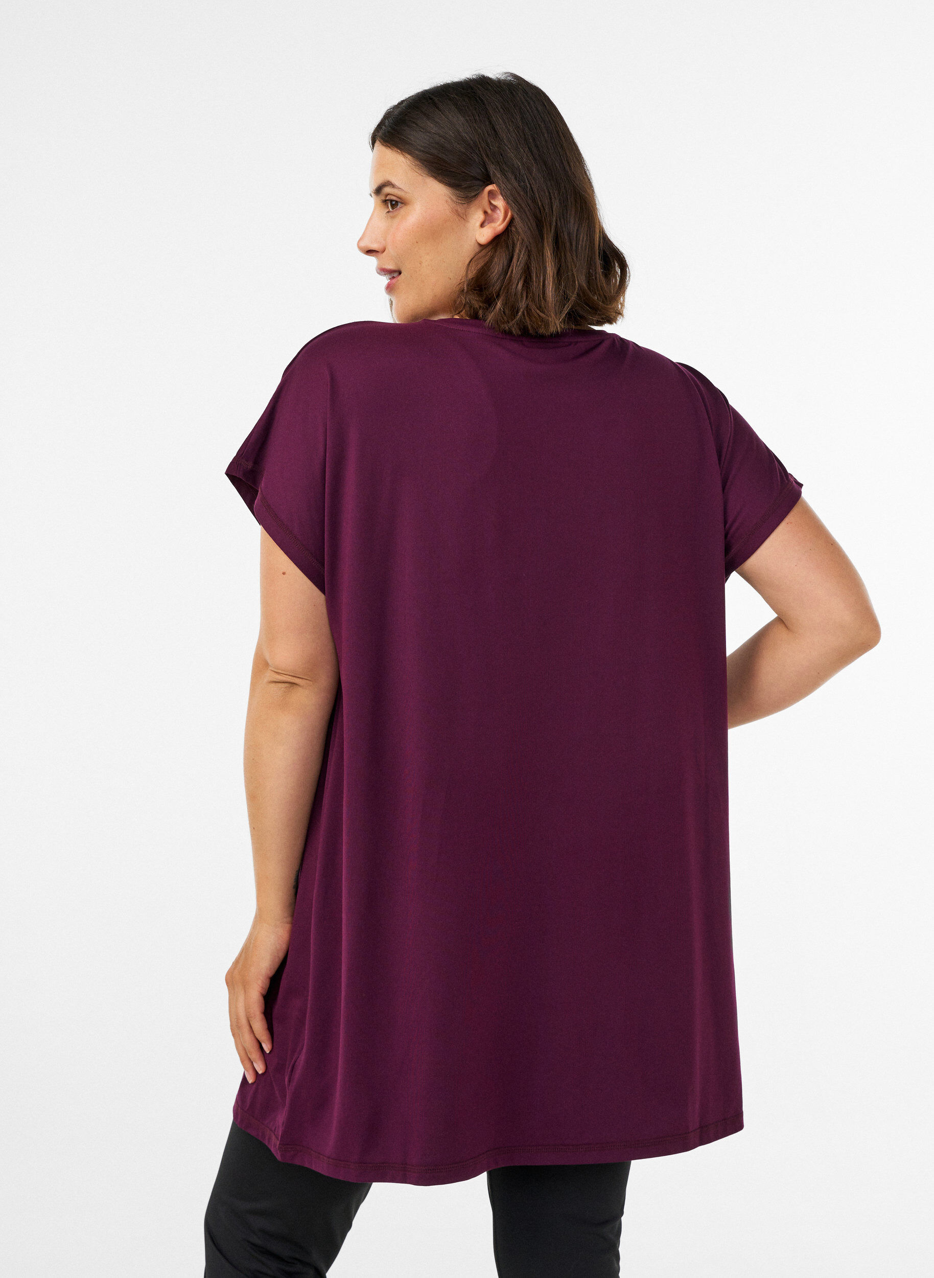 ZizziLanges Trainingsshirt, Lila, Model image number 2
