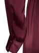 Hemdblusenkleid aus Satin mit einem Bindeg&uuml;rtel, Rot, Packshot image number 3