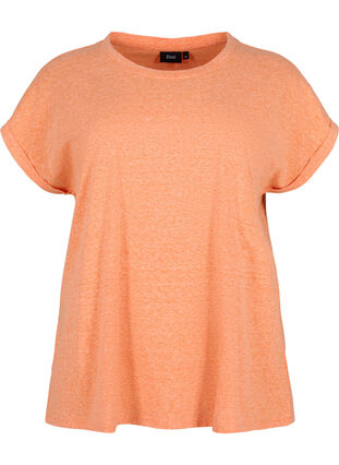 Melange T-Shirt mit kurzen Ärmeln, Exuberance Mél, Packshot image number 0
