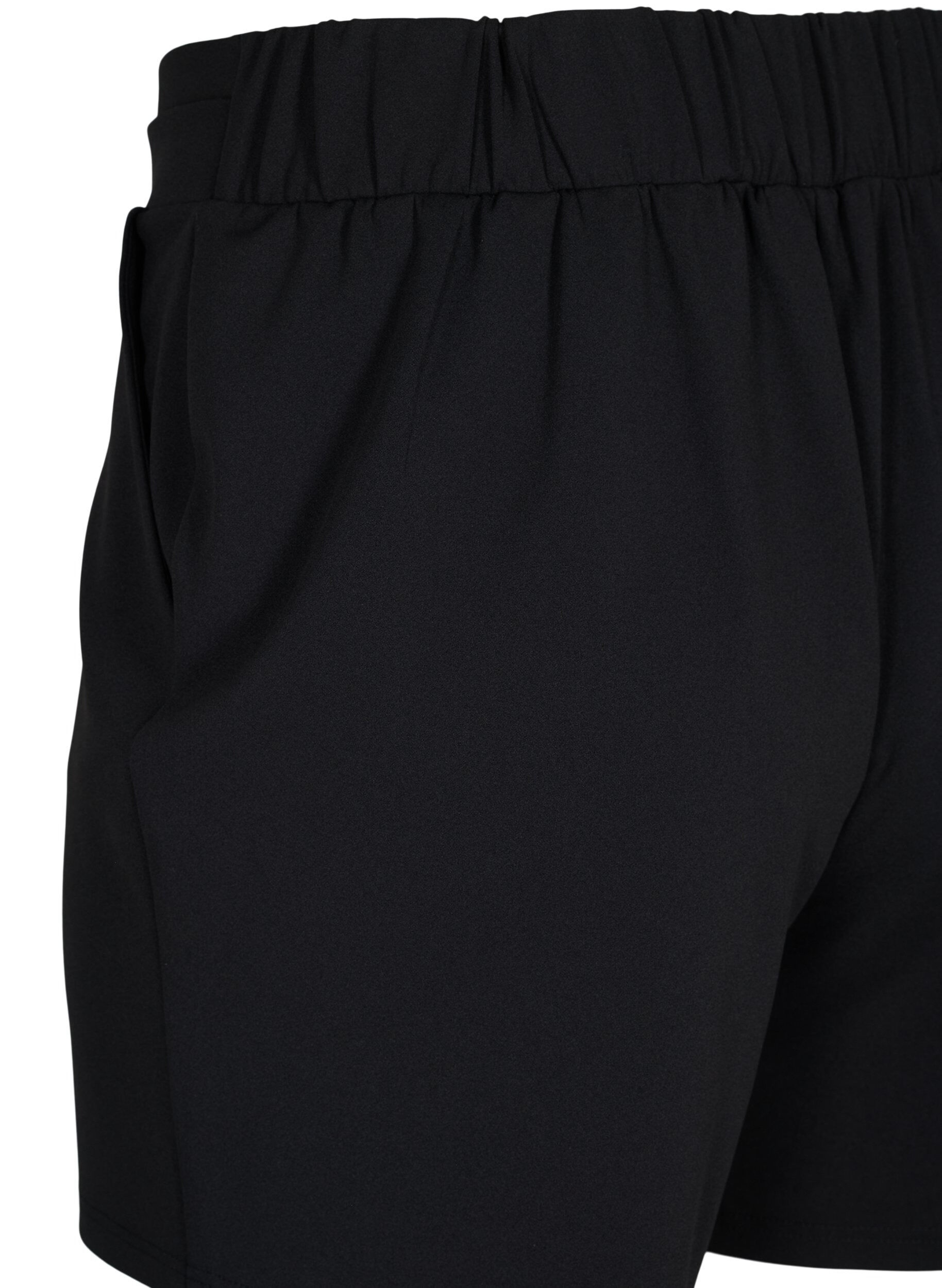 ZizziShorts mit Taschen und lockerer Passform, Schwarz, Packshot image number 3
