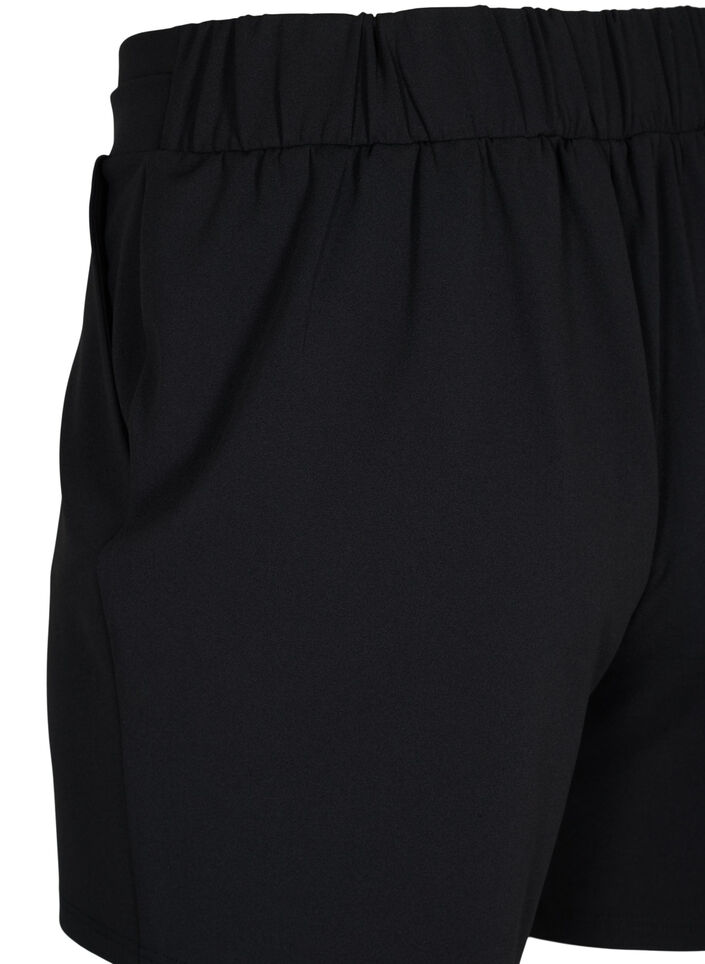 Shorts mit Taschen und lockerer Passform, Schwarz, Packshot image number 3