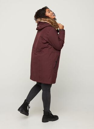 Winterjacke mit Reißverschluss und Taschen, Fudge, Model image number 1