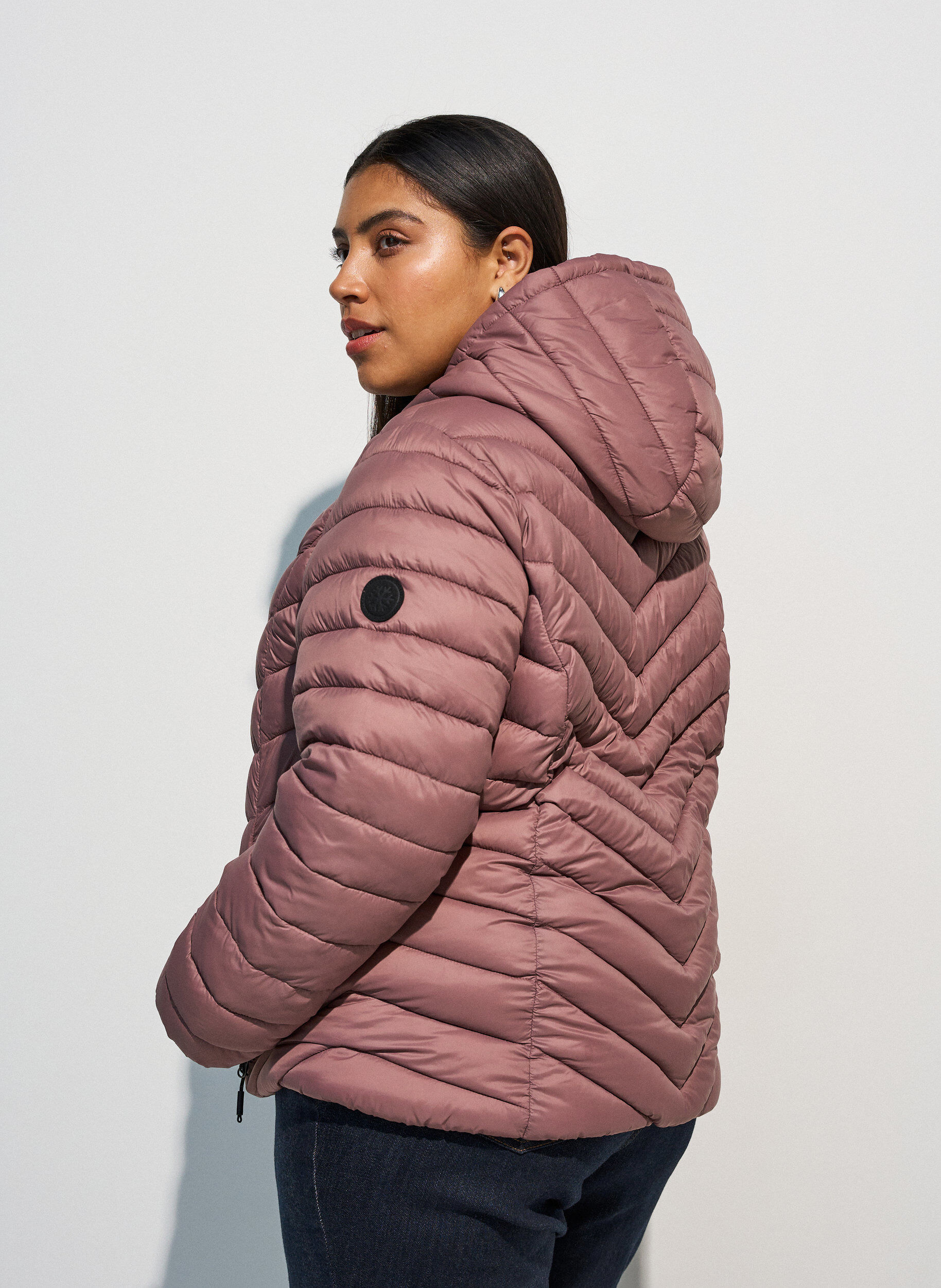 ZizziLeichte Kapuzenjacke, Rot, Model image number 2