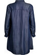 Kurzes Denimkleid aus Lyocell mit Druckknöpfen, Blau, Packshot image number 1