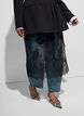 Wickelrock aus Spitze mit Bindeband, Schwarz, Model image number 1
