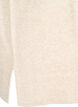 Strickweste mit Rippb&auml;ndern, Beige, Packshot image number 3