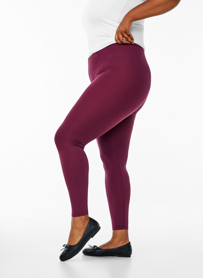 Basic Leggings aus Viskose, Rot, Model image number 0