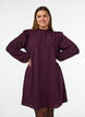 Kurzes Kleid mit R&uuml;schen und Glitzer, Rot, Model image number 0