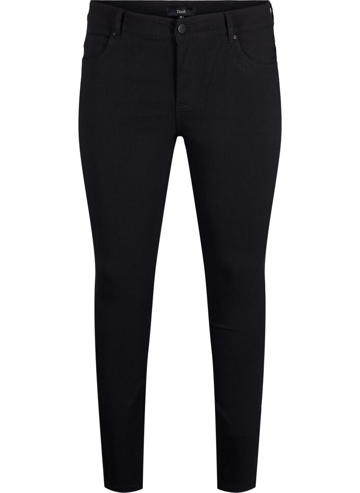 Slim Fit Hose mit Hosentaschen, Schwarz, Packshot image number 0