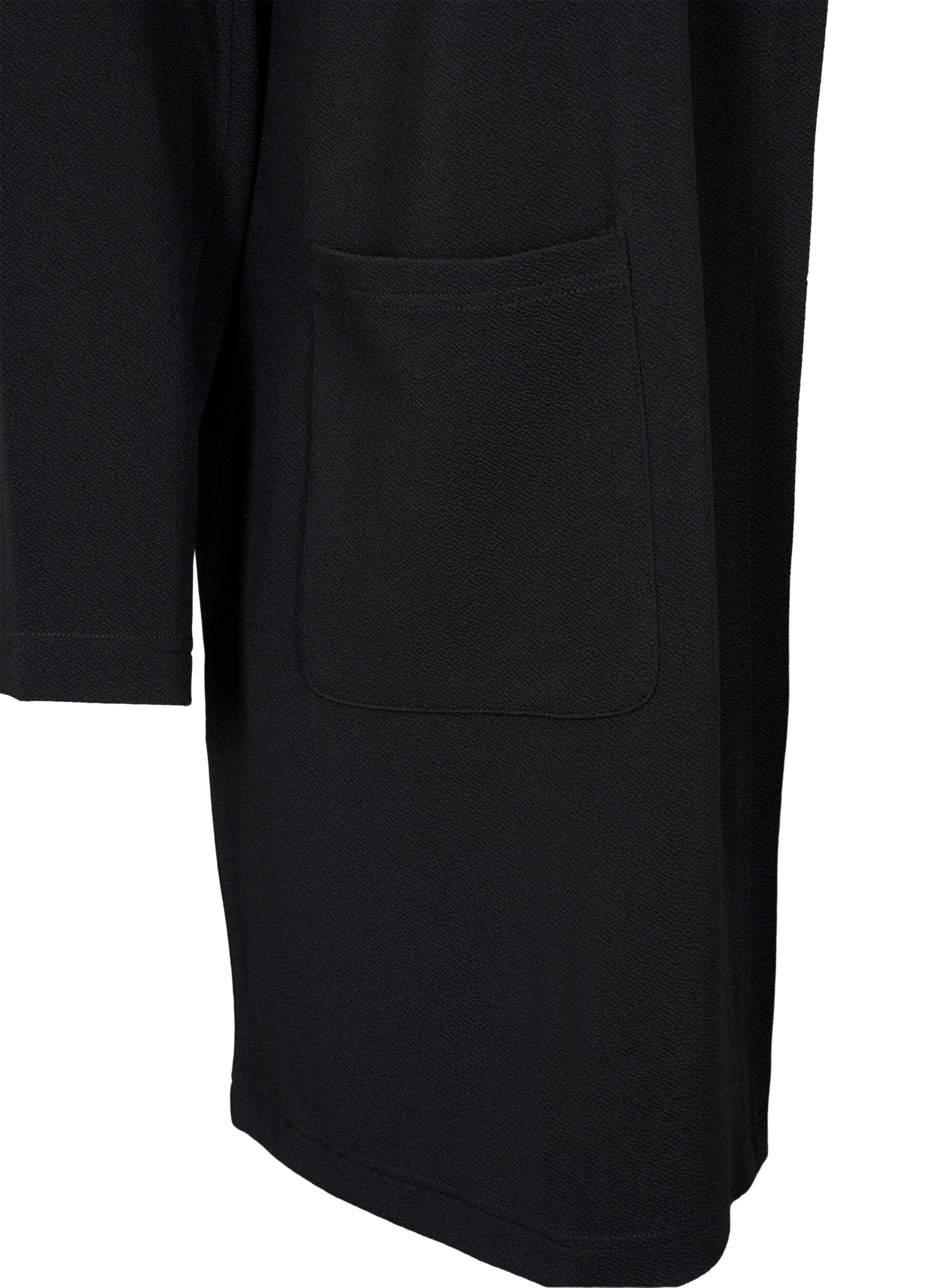 ZizziLange Blazer mit Taschen, Schwarz, Packshot image number 3