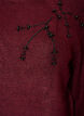 Pullover mit Perlenstickerei, Rot, Packshot image number 2