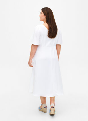 Party-Kleid mit Empire-Schnitt, Bright White, Model image number 1