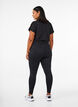 Trainingstights mit Fleecefutter, Schwarz, Model image number 2