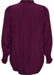 Bluse mit R&uuml;schenkragen und Raffung, Lila, Packshot image number 1