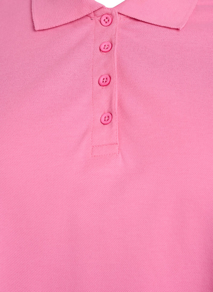 Poloshirt mit kurzen &Auml;rmeln, Pink, Packshot image number 2