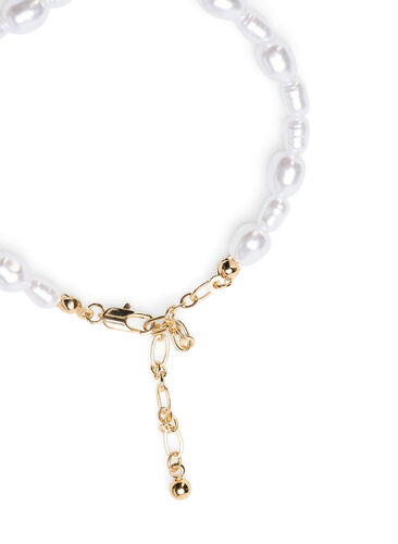 Perlen Armband, Gold w. Pearls, Packshot image number 1