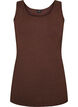 Einfarbiges Basic Top aus Baumwolle, Braun, Packshot image number 0