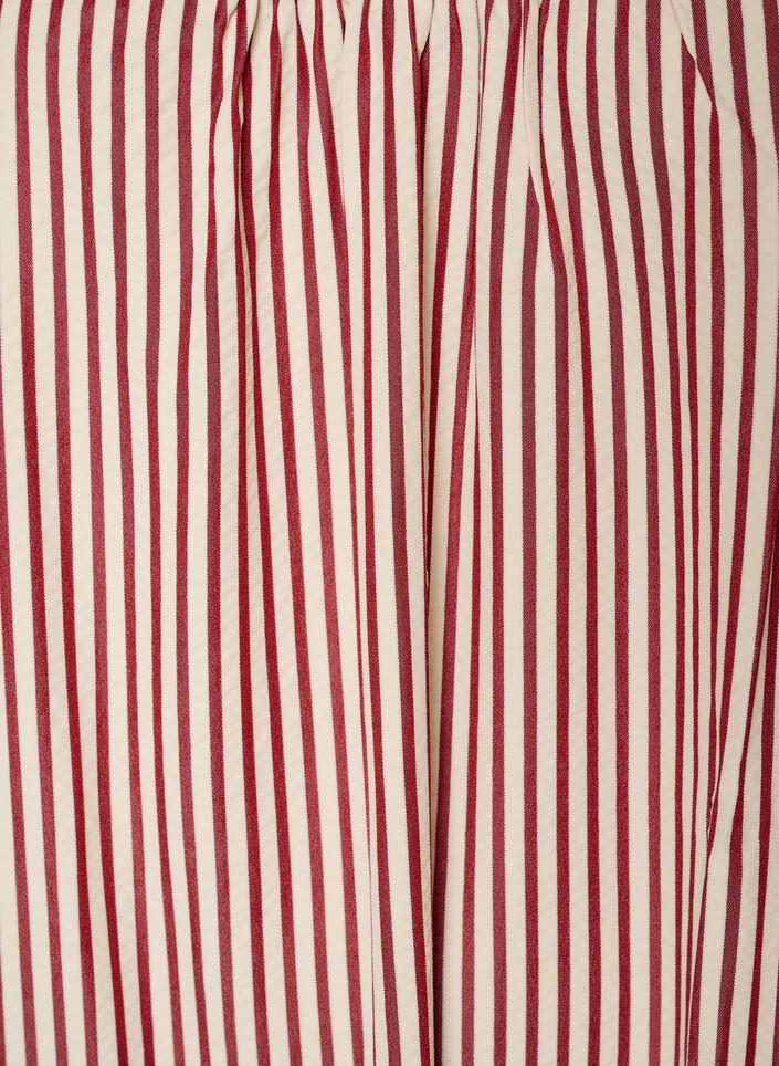 Sommerkleid mit Streifen und A-Linie, Rot, Packshot image number 2