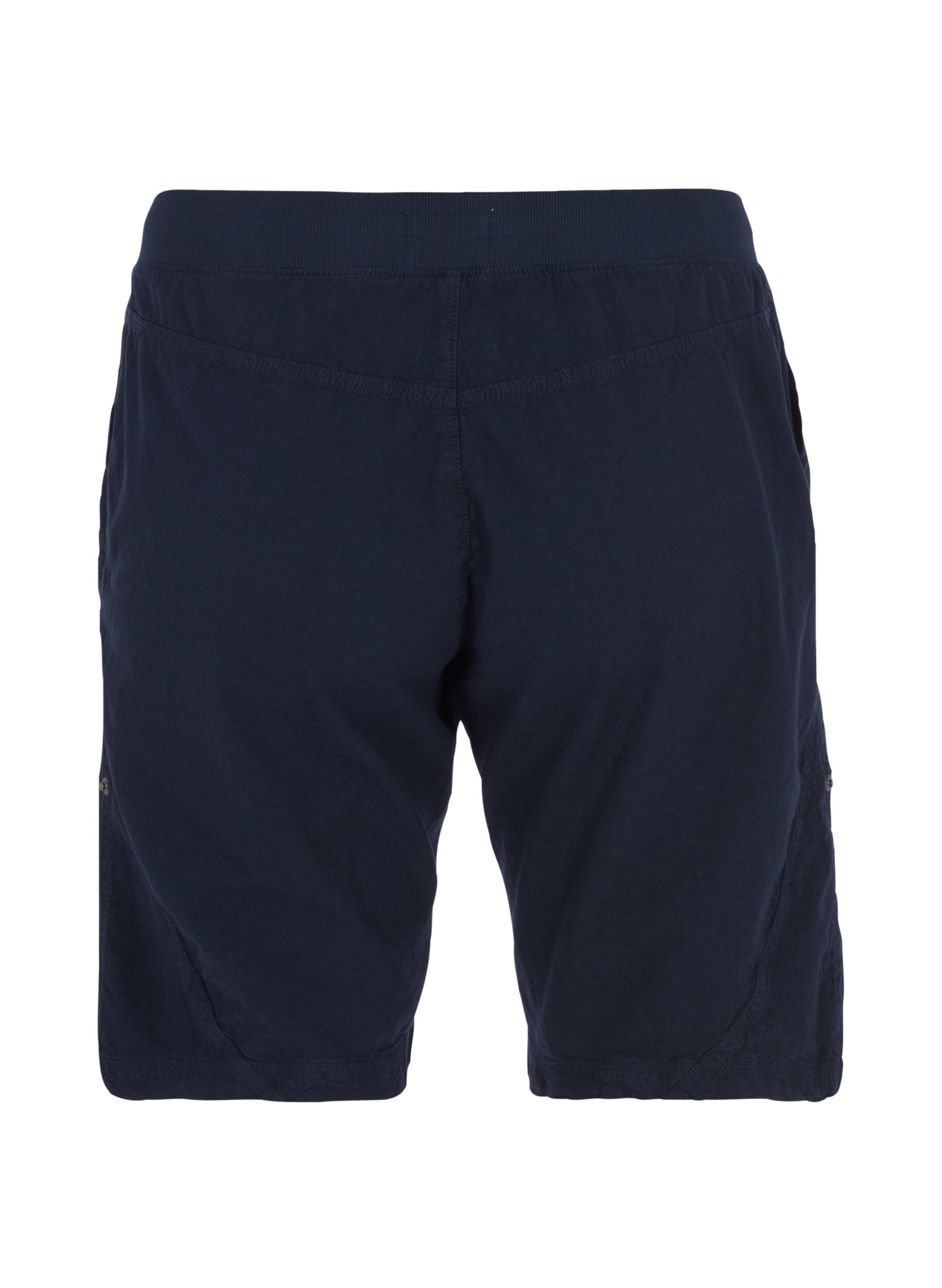 Zizzi Lockere Shorts aus Baumwolle mit Taschen, Blau, Packshot image number 1