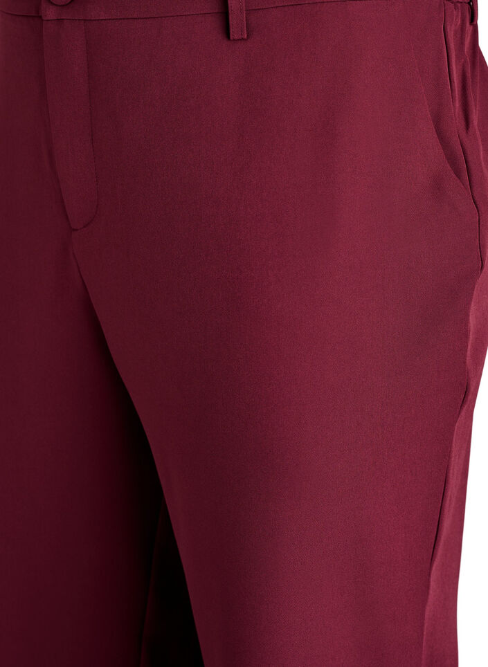 Hose mit Taschen und geraden Beinen, Rot, Packshot image number 2