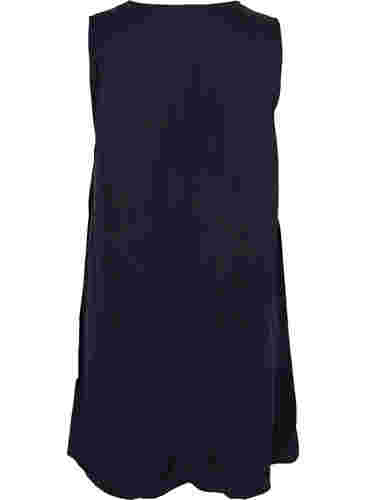 Spencerkleid mit V-Ausschnitt, Black, Packshot image number 1