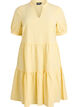 Kurzes A-Linien-Kleid, Gelb, Packshot image number 0