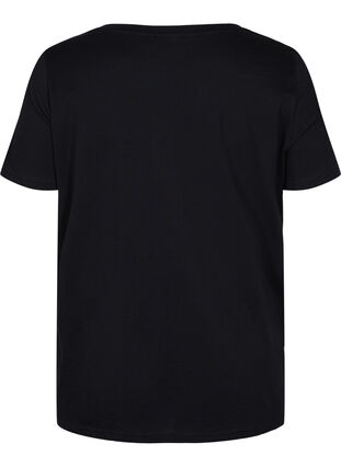 Braut T-Shirt mit Aufdruck, Black Silver, Packshot image number 1