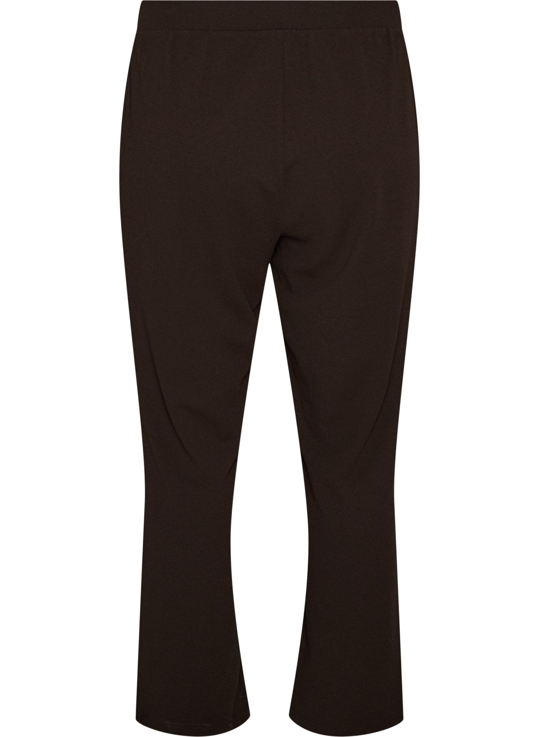 ZizziHose mit gerader Passform, Braun, Packshot image number 1