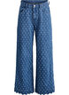 Myra Jeans mit weiter Passform und abgenutzter Optik, Blau, Packshot image number 0