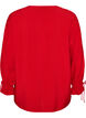Viskosebluse mit Bindeb&auml;ndern und R&uuml;schendetails, Rot, Packshot image number 1
