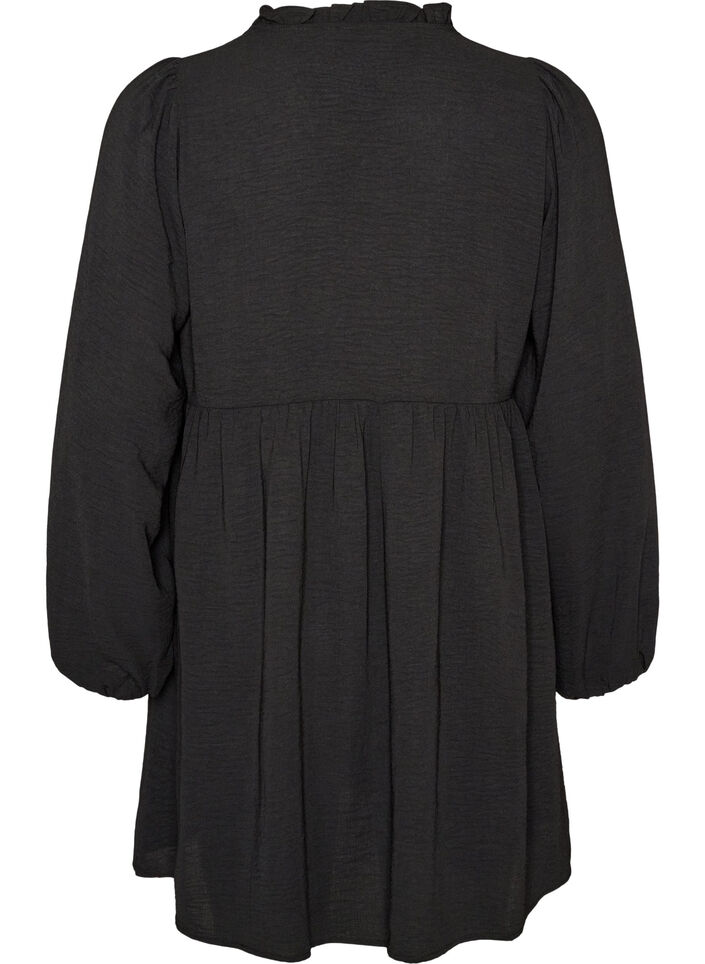 A-Linien-Kleid mit Empire-Linie, Schwarz, Packshot image number 1