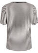 Gestreiftes T-Shirt aus TENCEL&trade; Lyocell, Wei&szlig;, Packshot image number 1